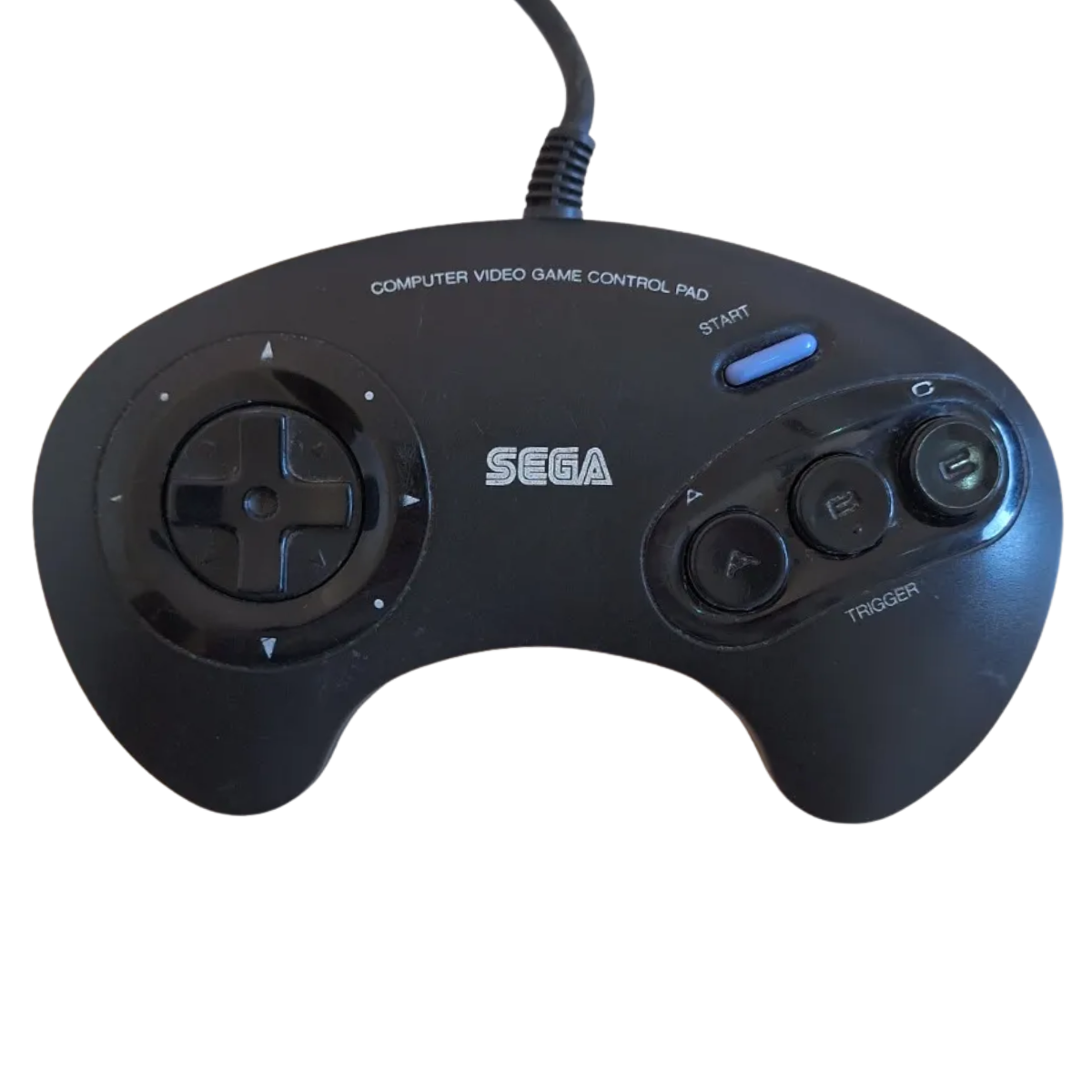 Joystick Sega Genesis Mega Drive Noventero Compatible Negro