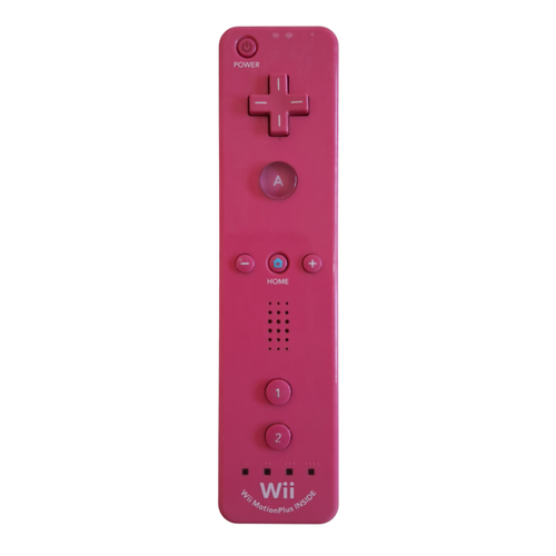 Wiimote Motion Plus Inside Rosa Nintendo Wii Original Blanco