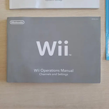 Lote Manuales Nintendo Wii Original X 3 Operations Setup