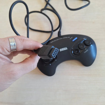 Joystick Sega Genesis Mega Drive Noventero Compatible Negro