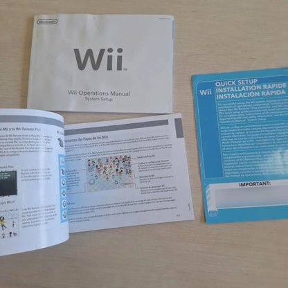 Lote Manuales Nintendo Wii Original X 3 Operations Setup