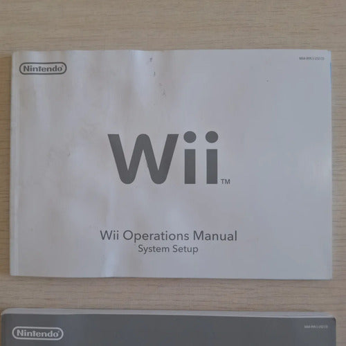 Lote Manuales Nintendo Wii Original X 3 Operations Setup
