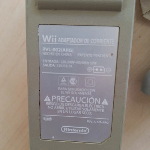 Accesorios Wii Fuente Barra Sensora Cable Av Stand Original