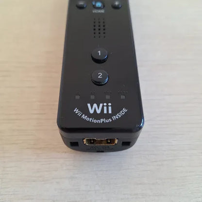 Wiimote Motion Plus Inside Negro Nintendo Wii Original Blanco