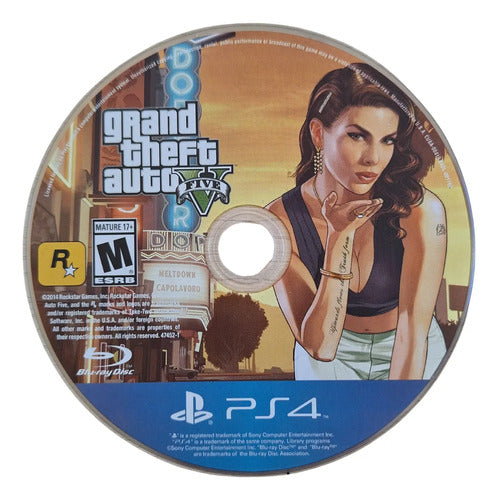 Juego Gta V Grand Theft Auto 5 Ps4 Original Solo Disco