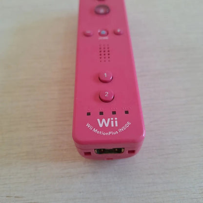 Wiimote Motion Plus Inside Rosa Nintendo Wii Original Blanco