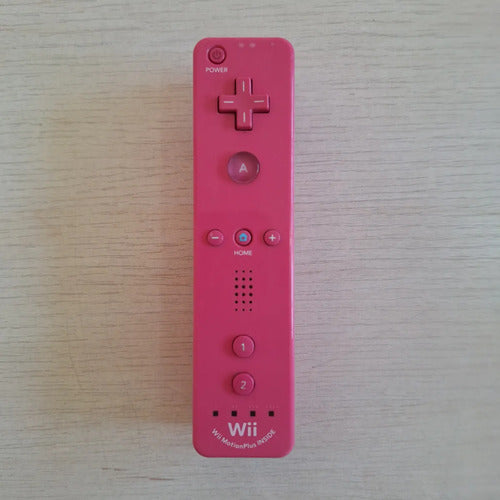 Wiimote Motion Plus Inside Rosa Nintendo Wii Original Blanco