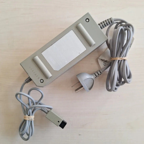Accesorios Wii Fuente Barra Sensora Cable Av Stand Original