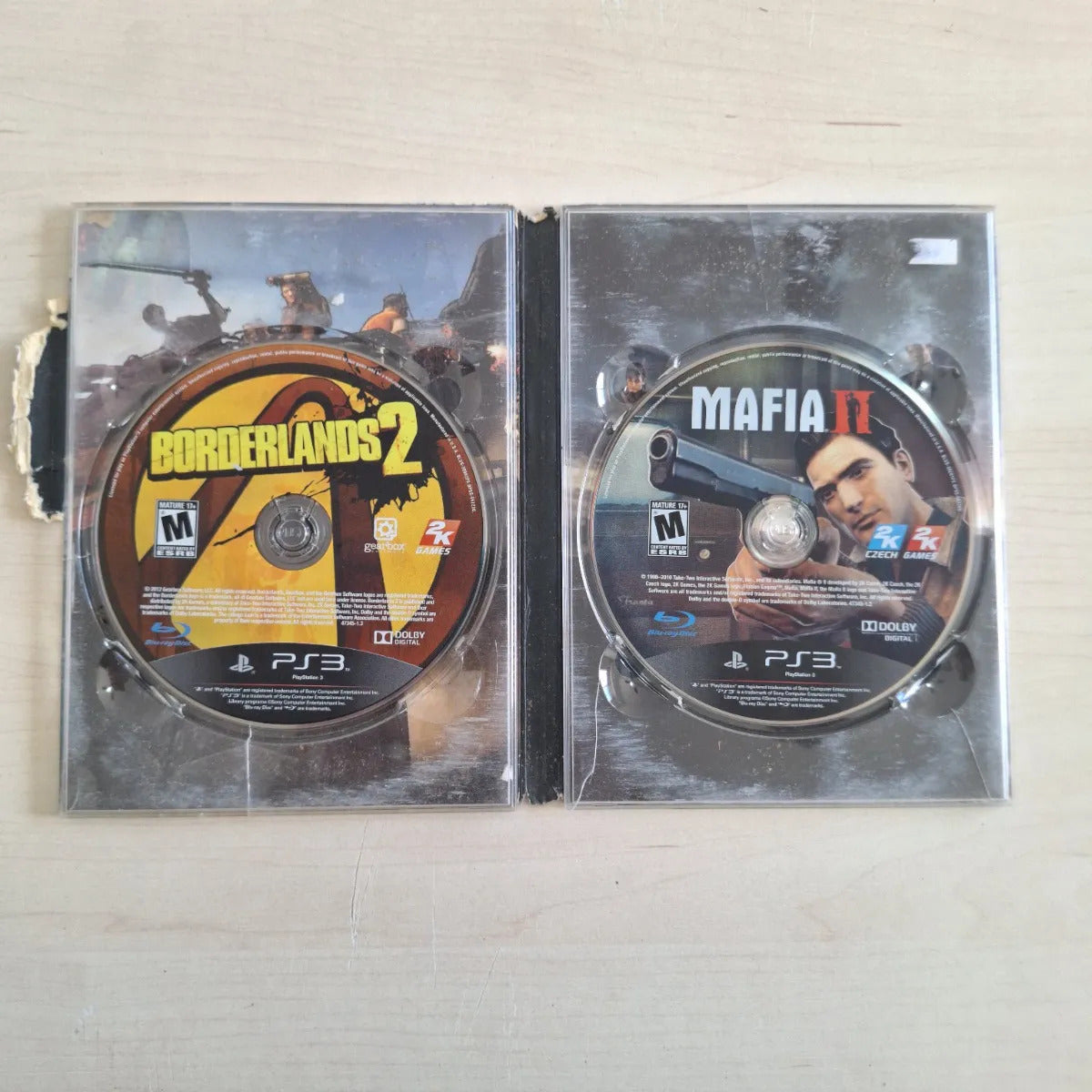 Combo Borderlands 2 + Mafia 2 Ps3 - 1