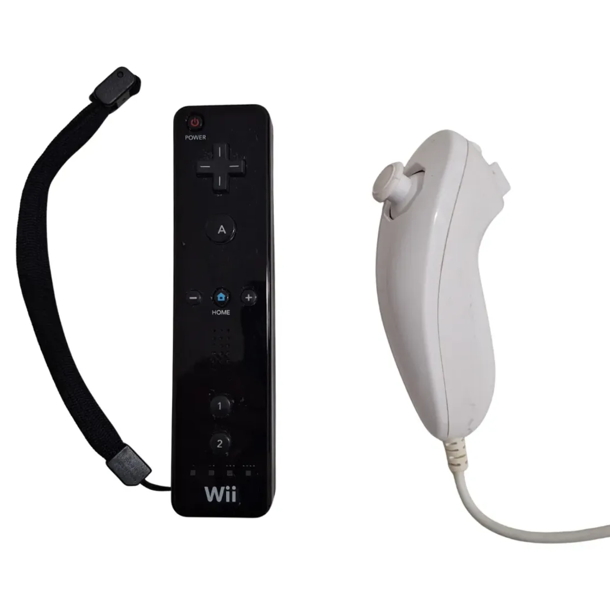Control Wii Negro Original + Nunchuk Blanco Nintendo Combo