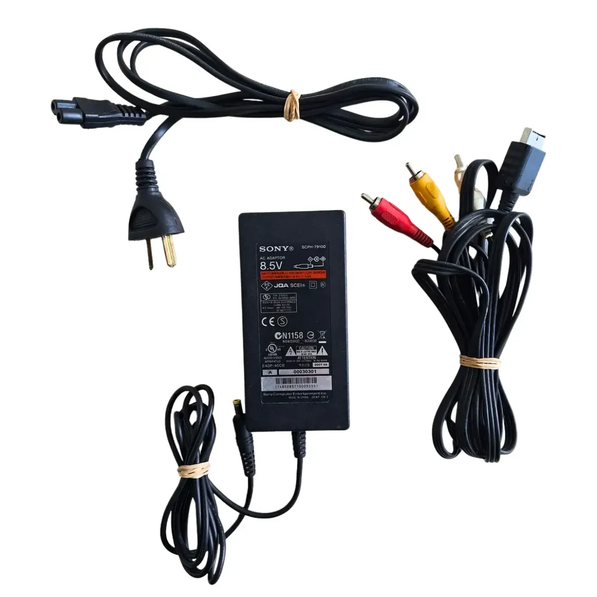Cable Fuente Alimentacion Play Station 2 Ps2 8.5v 220v + Av