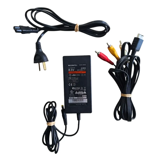 Cable Fuente Alimentacion Play Station 2 Ps2 8.5v 220v + Av