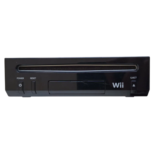 Consola Nintendo Wii Negra Americana Ntsc Lee Originales Negro